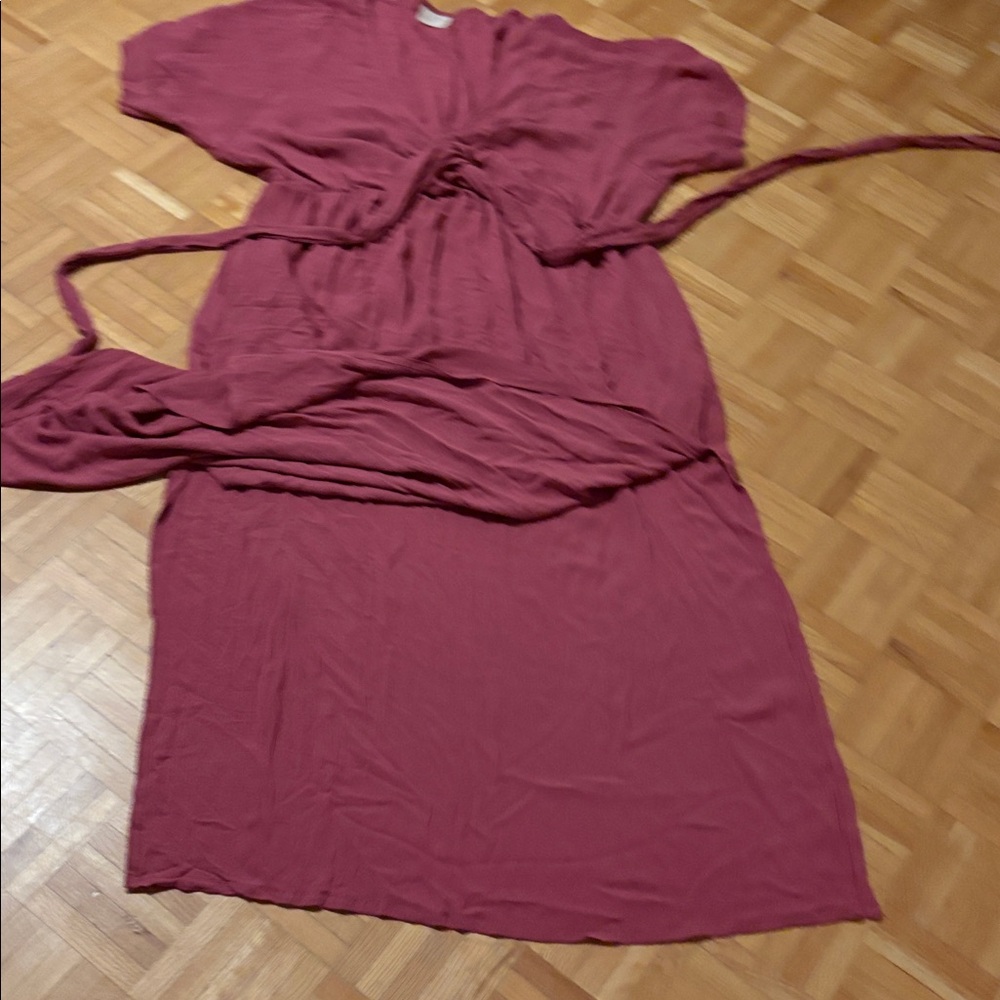 Hazel & Folk Elegant Mauve  Dress NWOT